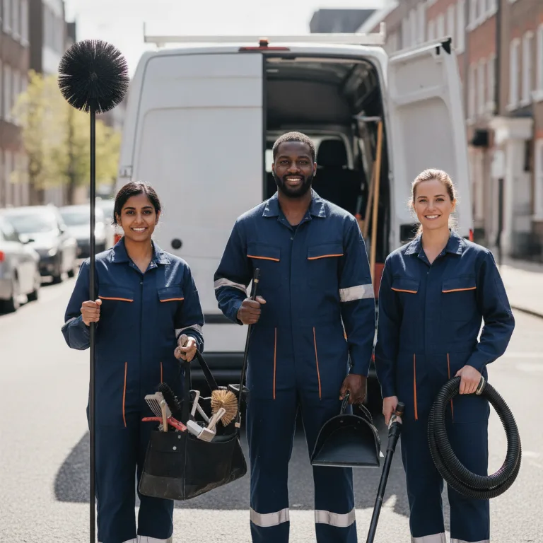 Chimney Sweep team in Ilford
